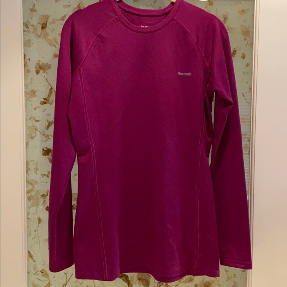 Reebok long sleeved athletic top (M)